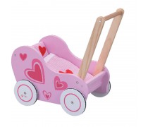 Vaikiškas medinis vežimėlis lėlei | Classic World CW2812